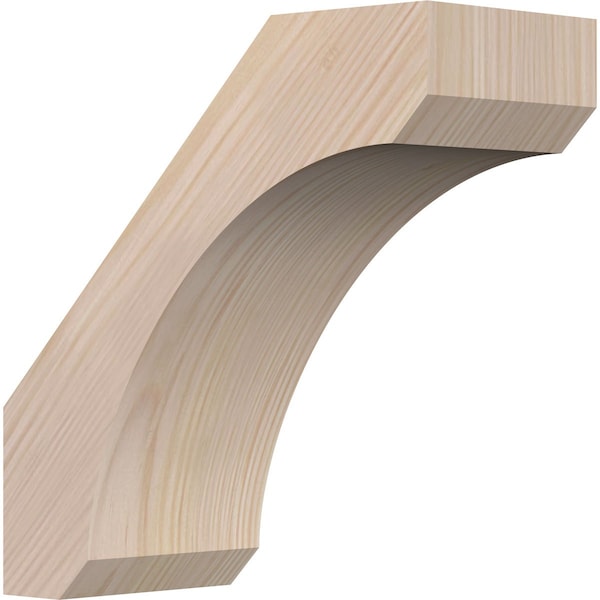 Ekena Millwork 3 1/2"W x 8"D x 8"H Legacy Smooth Knee Brace, Douglas Fir BRC04X08X08LEC00SDF - main